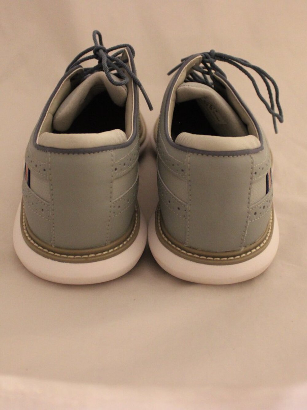 FootJoy Light Gray and White Athletic Golf Shoes - Picture 3 of 9